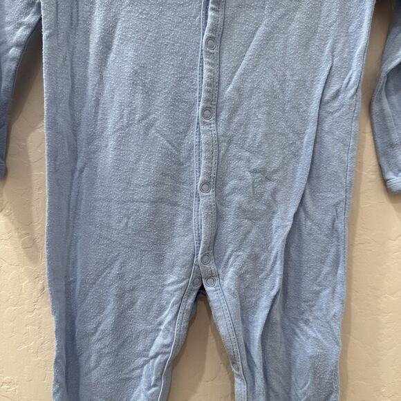 Kyte Baby Light Blue Snap Footie Pajamas - Picture 3 of 8